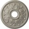 Ekena Millwork Edinburgh Ceiling Medallion (Canopies up to 5 1/8"), 18 1/8"OD x 3 1/2"ID x 2 3/4"P, Pearl White CM18ED1PWS - alternate 1